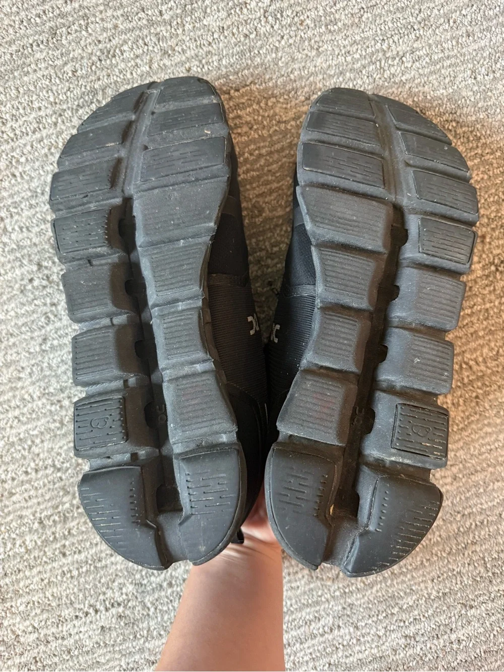 On Running Cloud Waterproof Black Running Shoes Men’s US 11.5 EU 46